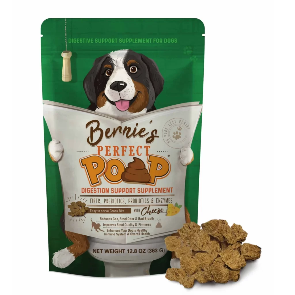 Bernie's Perfect Poop product packaging sold In McKinney 